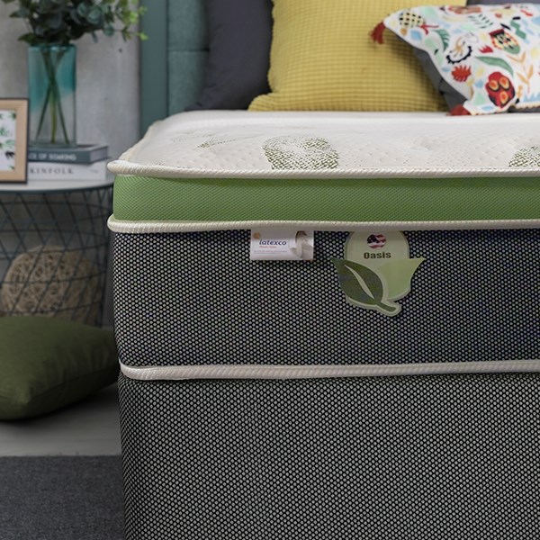 純淨系列 | 乳膠強化型獨立筒床墊 | 綠洲