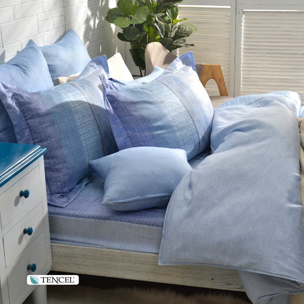 奧斯汀/床包組/夢幻天絲/02050特洛伊