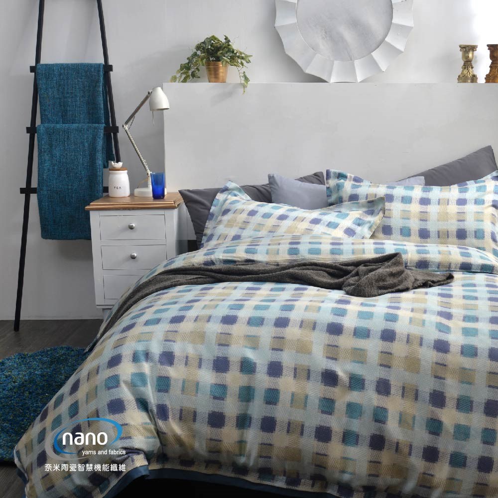 奧斯汀/兩用被床包組 /使天絲/02059北歐風情