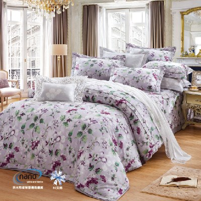 奧斯汀/七件式床罩組/80支精梳美國棉/1915-2泰拉(灰)