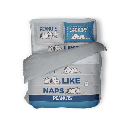奧斯汀/Snoopy兩用被床包組/精梳美國棉/SN78睡覺吧