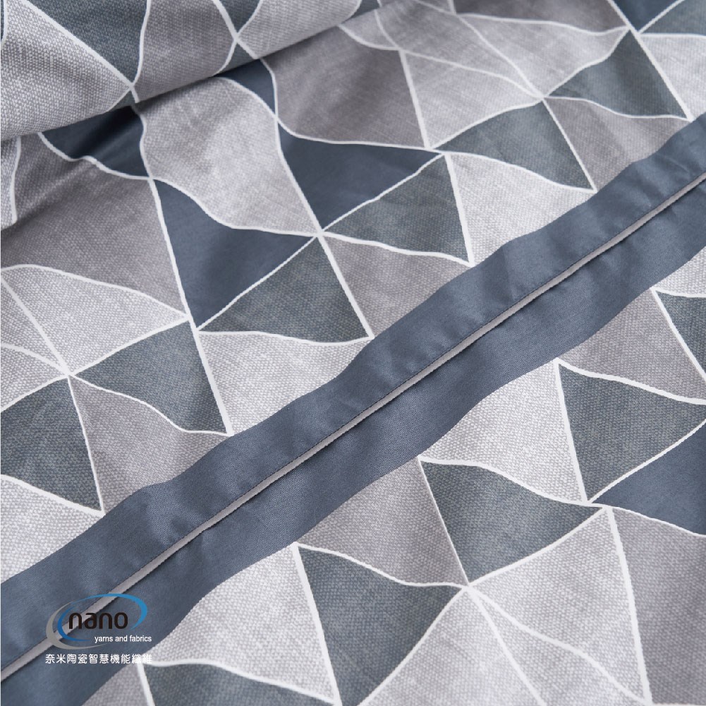 奧斯汀/絲棉二重奏兩用被/100%精梳純棉+頂級天絲/02023迷夢(灰)