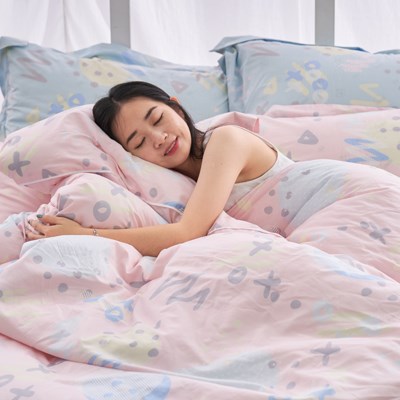 奧斯汀/鋪棉兩用被/100%無異纖精梳棉/1910-1帕羅(粉)