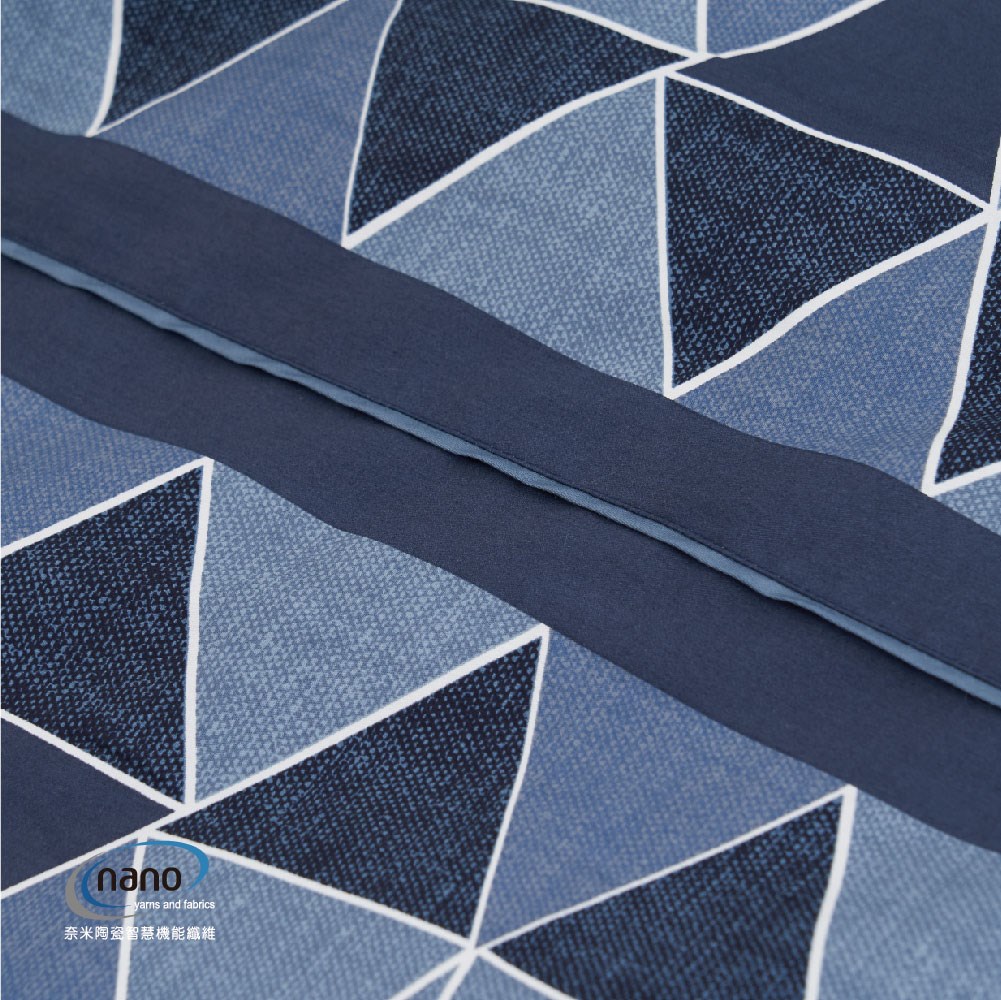 奧斯汀/絲棉二重奏兩用被/100%精梳純棉+頂級天絲/02022迷夢(藍)