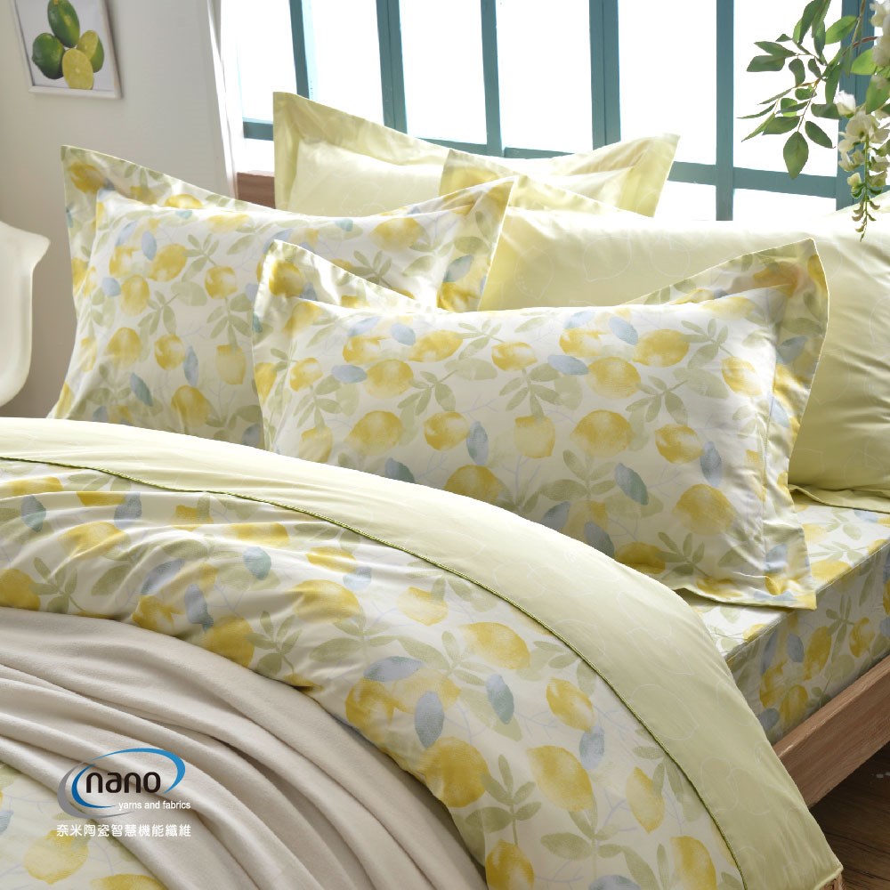 奧斯汀 | 薄被單  | 100%無異纖精梳純棉 | 02009夏天來了(黃)