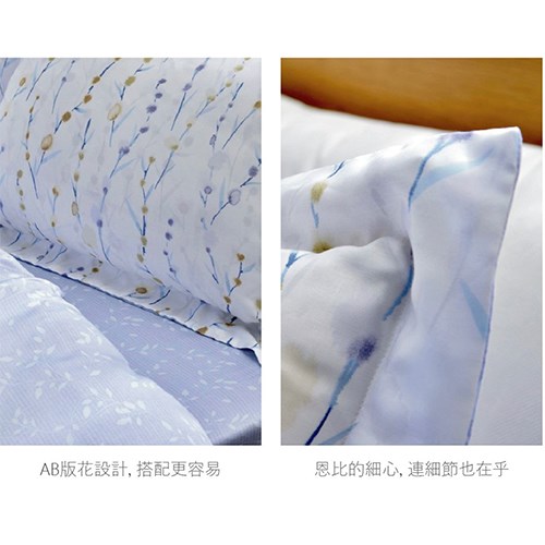 恩比 / 健康防螨抗菌40支天絲系列-EN611兩用被床包組