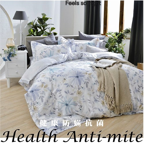 恩比 / 健康防螨抗菌40支天絲系列-EN610兩用被床包組