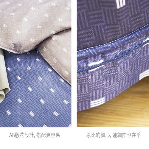 恩比 / 健康防螨抗菌40支天絲系列-EN608兩用被床包組