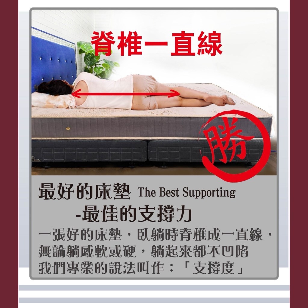 特斯拉硬式乳膠獨立筒