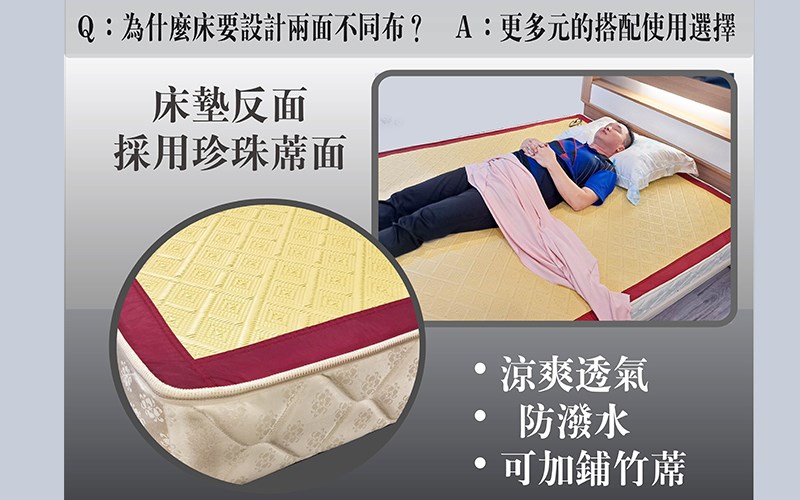 柔瑟家居/RX-冬夏A+護背硬床