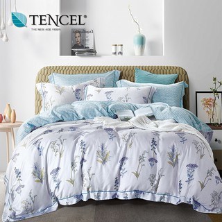 天絲寢具,親膚,兩用被床包組,七件是床罩組