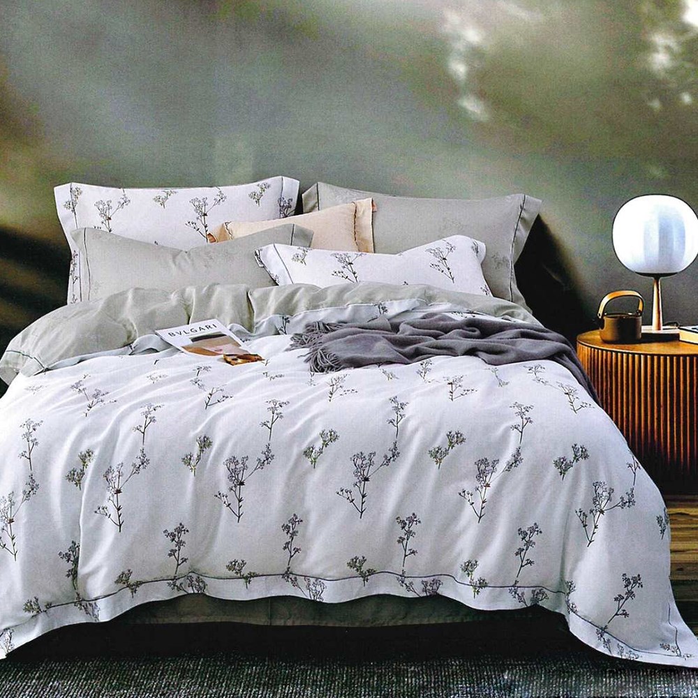 天絲寢具,親膚,兩用被床包組,七件是床罩組