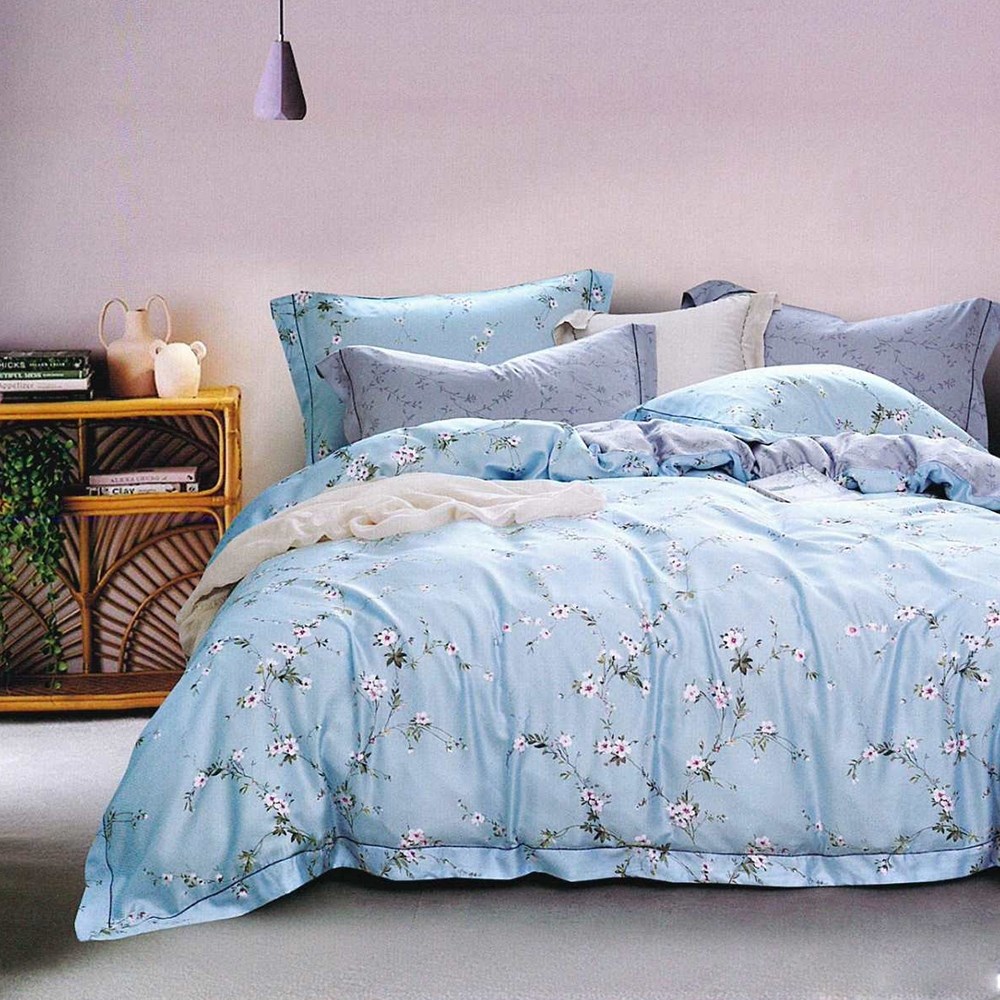 天絲寢具,親膚,兩用被床包組,七件是床罩組