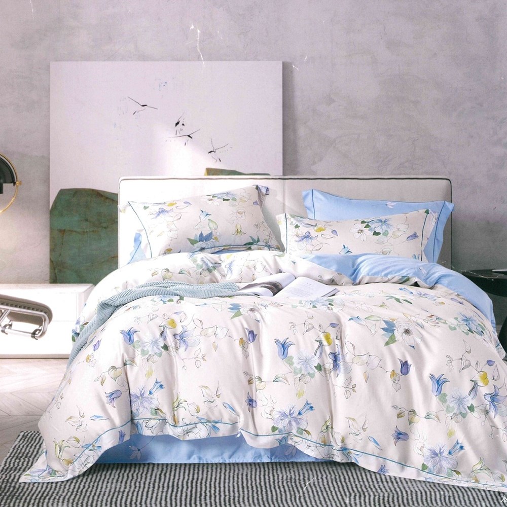 天絲寢具,親膚,兩用被床包組,七件是床罩組