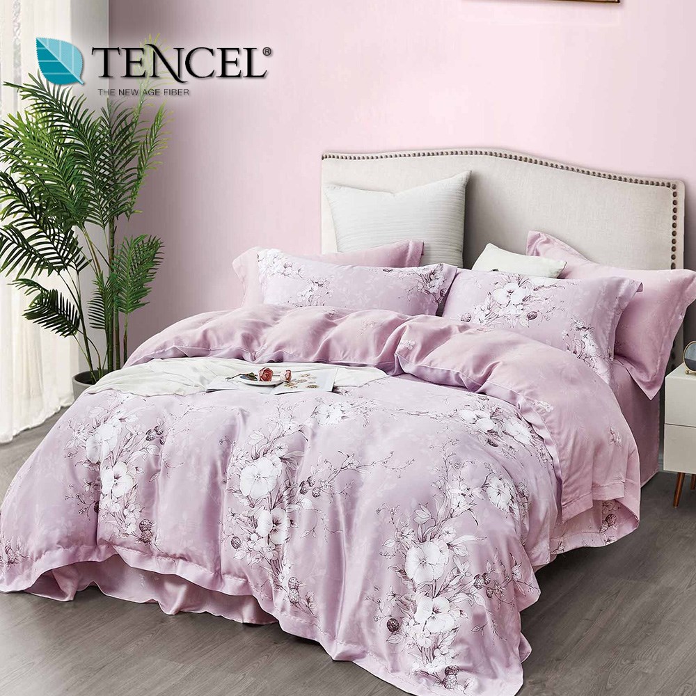 天絲寢具,親膚,兩用被床包組,七件是床罩組