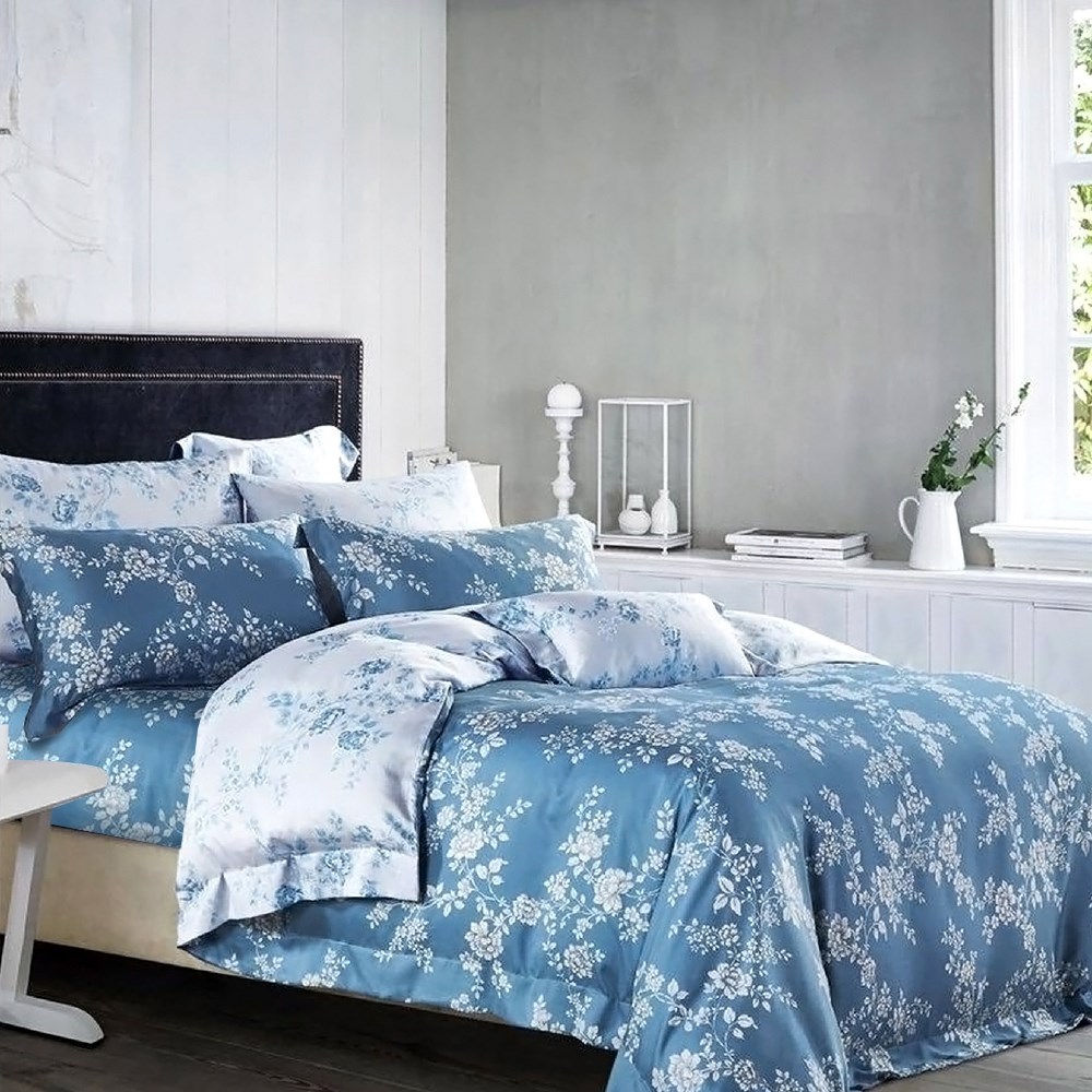 天絲寢具,親膚,兩用被床包組,七件是床罩組