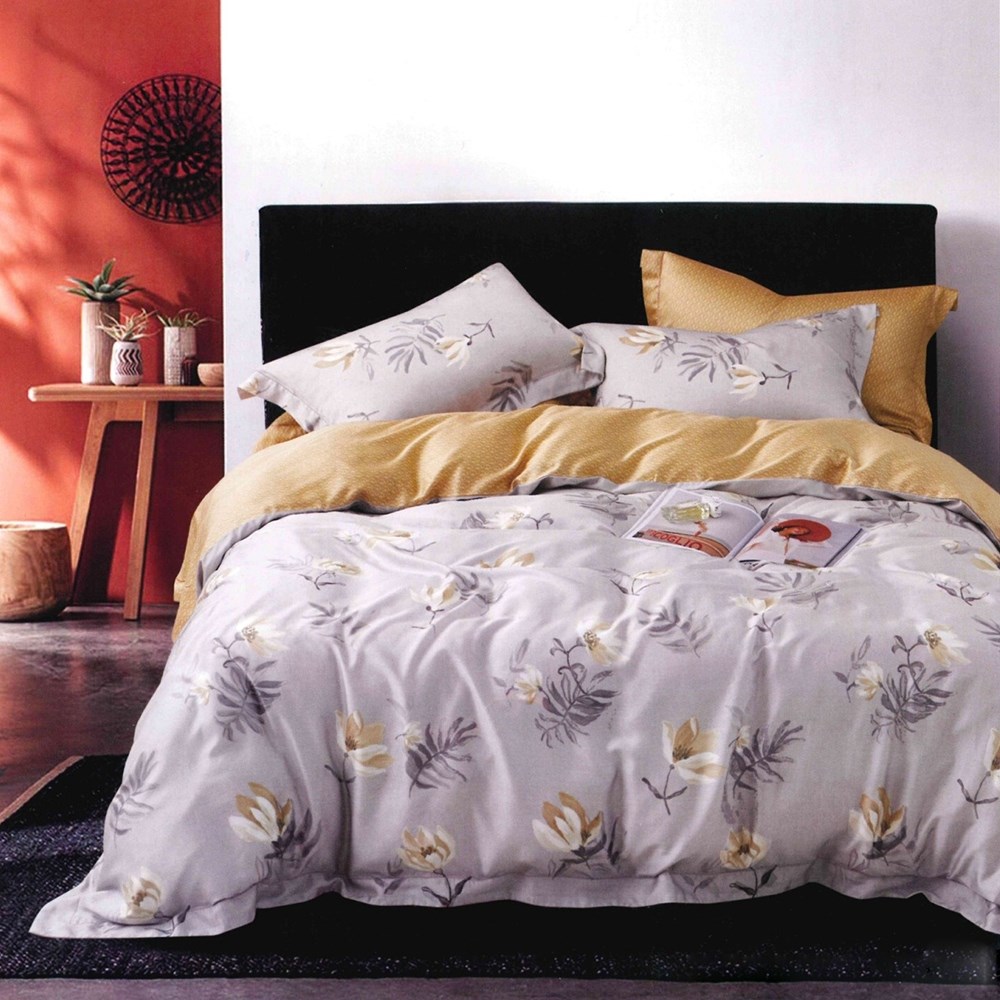 天絲寢具,親膚,兩用被床包組,七件式床罩組