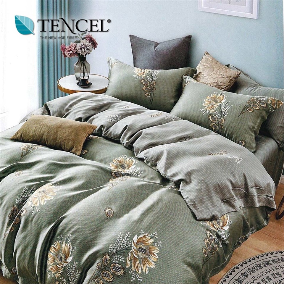 天絲寢具,親膚,兩用被床包組,七件是床罩組