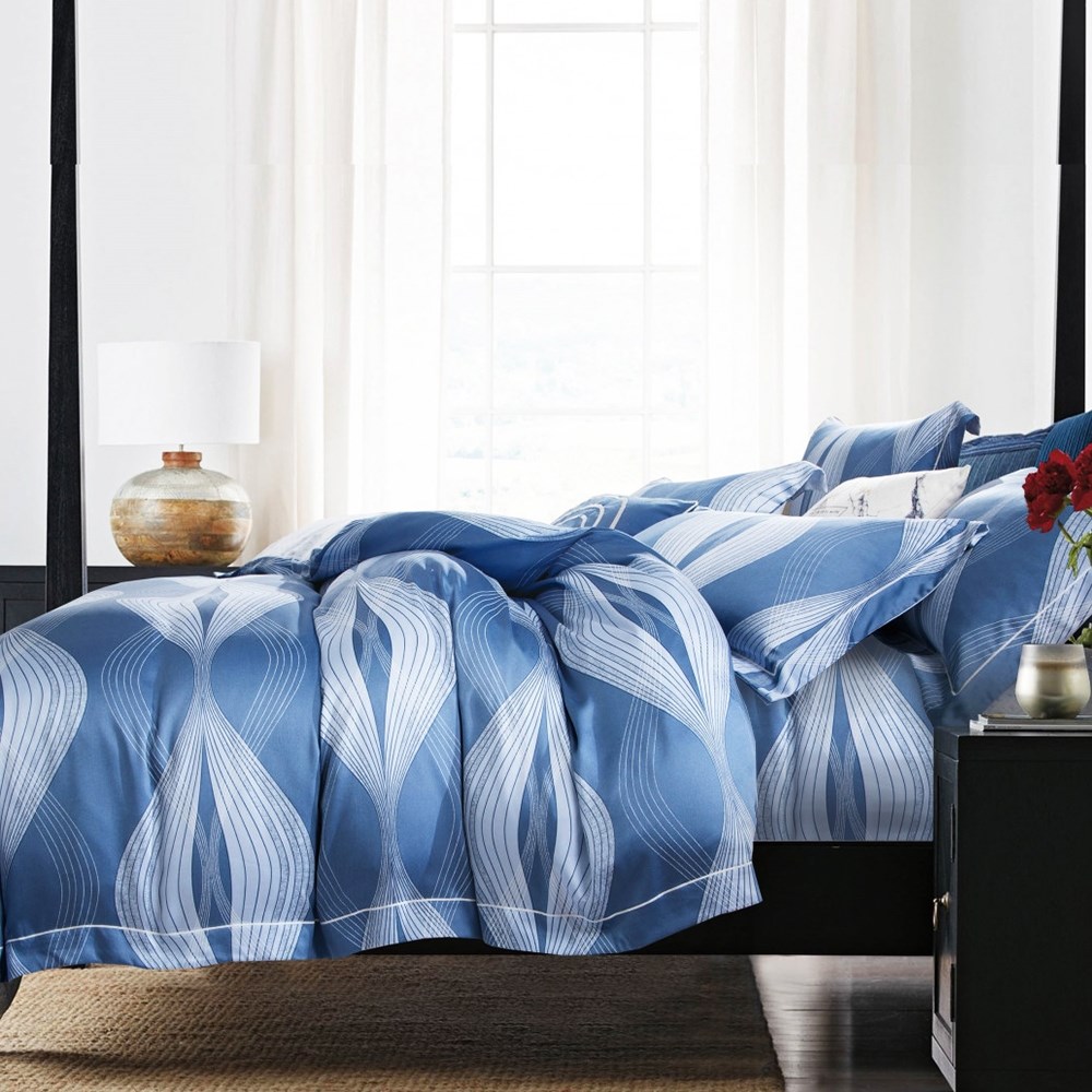 天絲寢具,親膚,兩用被床包組,七件是床罩組