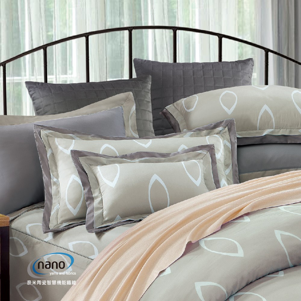 奧斯汀/兩用被床包組/床罩組/床包組/被單/夢幻天絲/2115野性脈動( 紫)