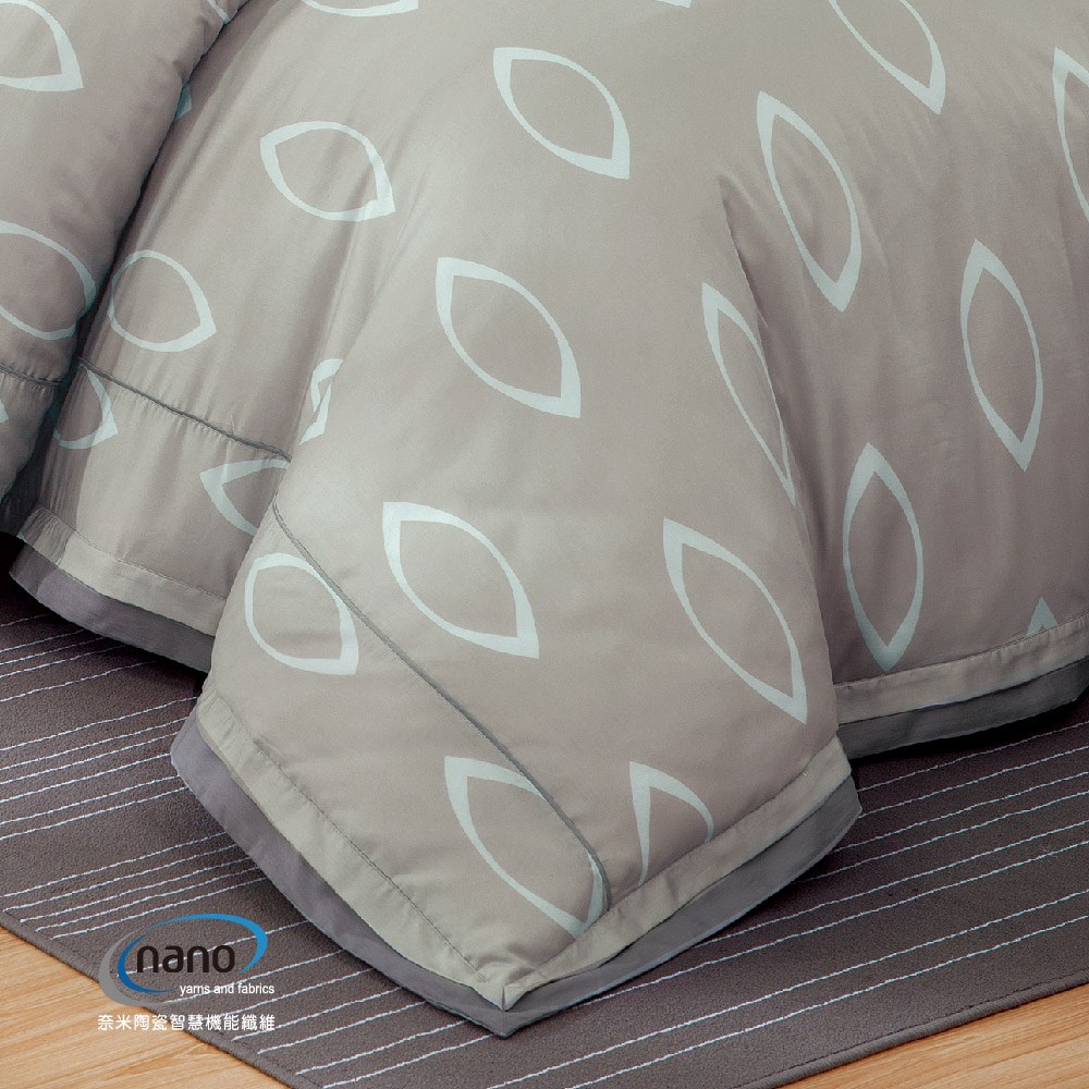 奧斯汀/兩用被床包組/床罩組/床包組/被單/夢幻天絲/2115野性脈動( 紫)