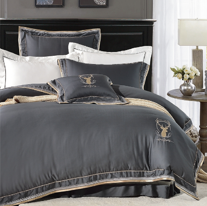 CFF-恩比/80支天絲床罩組/兩用被床包組/狩獵