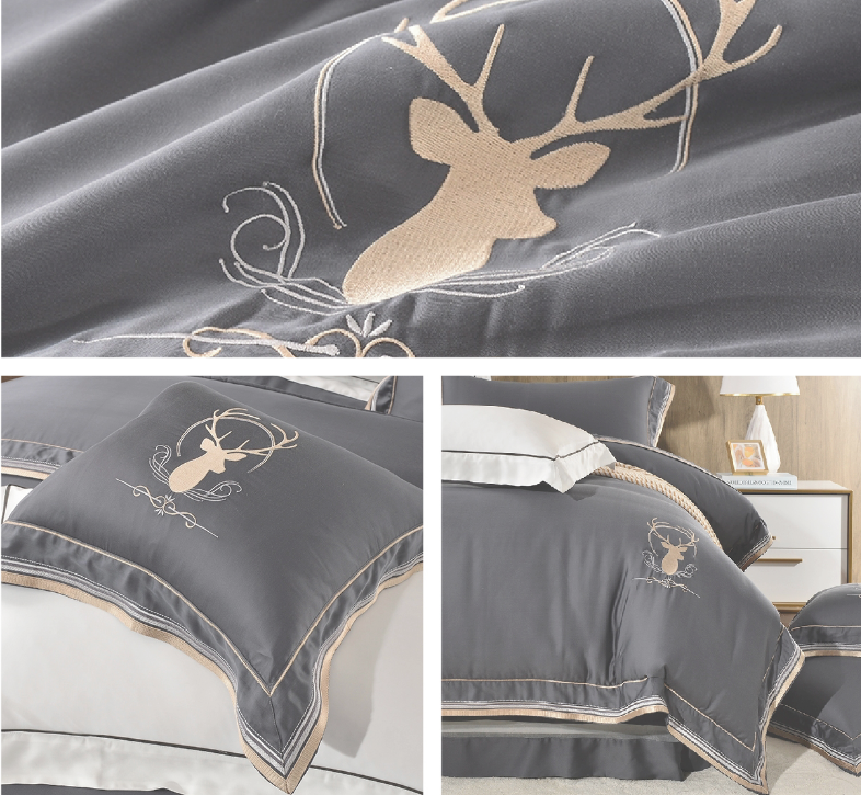 CFF-恩比/80支天絲床罩組/兩用被床包組/狩獵