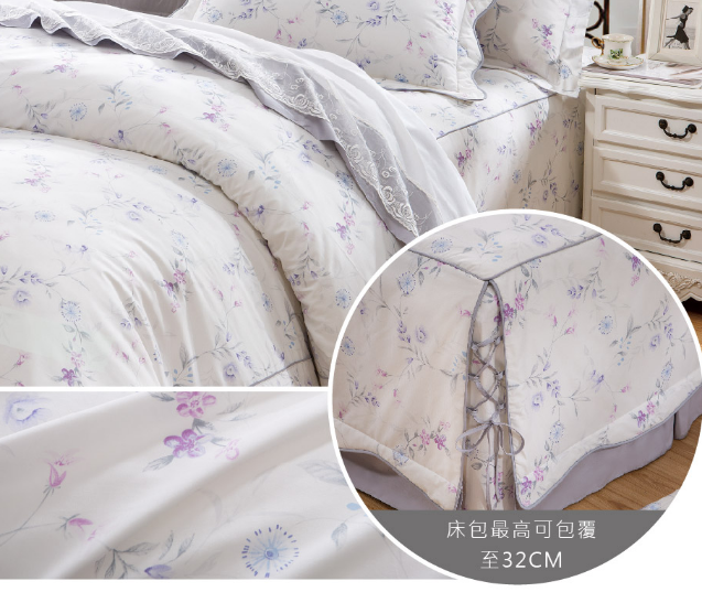 奧斯汀|純粹好棉|2303瓔珞(粉)|床包組|兩用被床包組|床罩組|被單|兩用被|100%無異纖精梳純棉