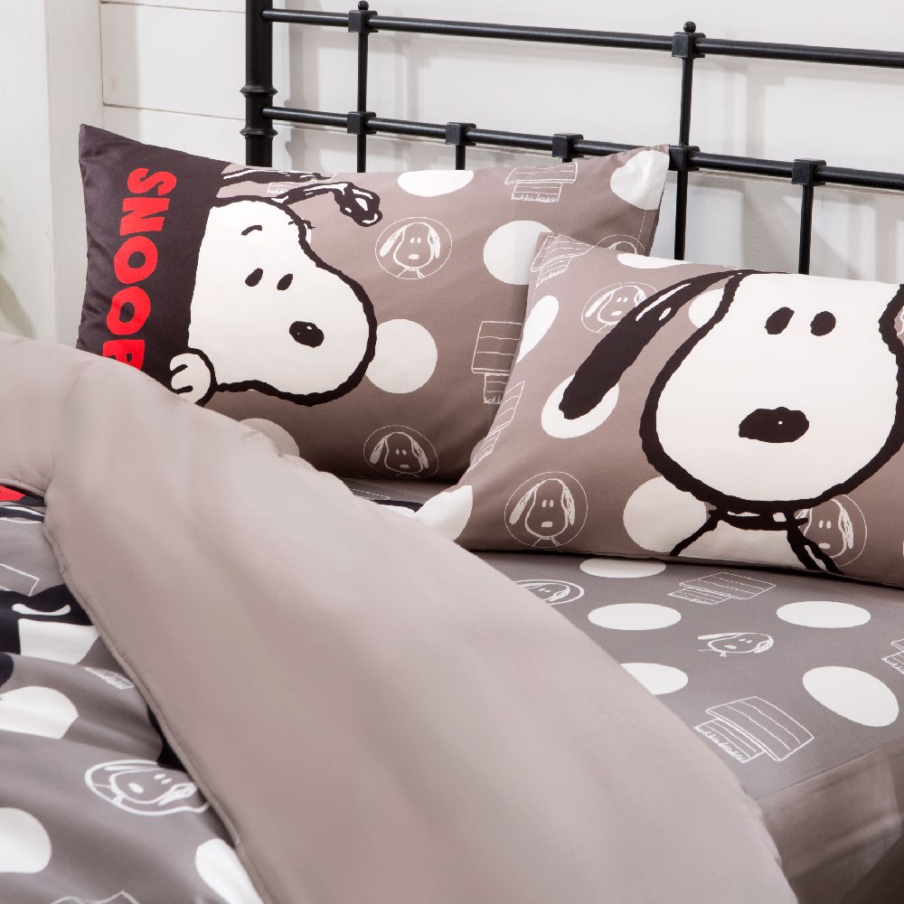 奧斯汀/ SNOOPY /兩用被床包組/床包組/被單/精梳美國棉/SN122