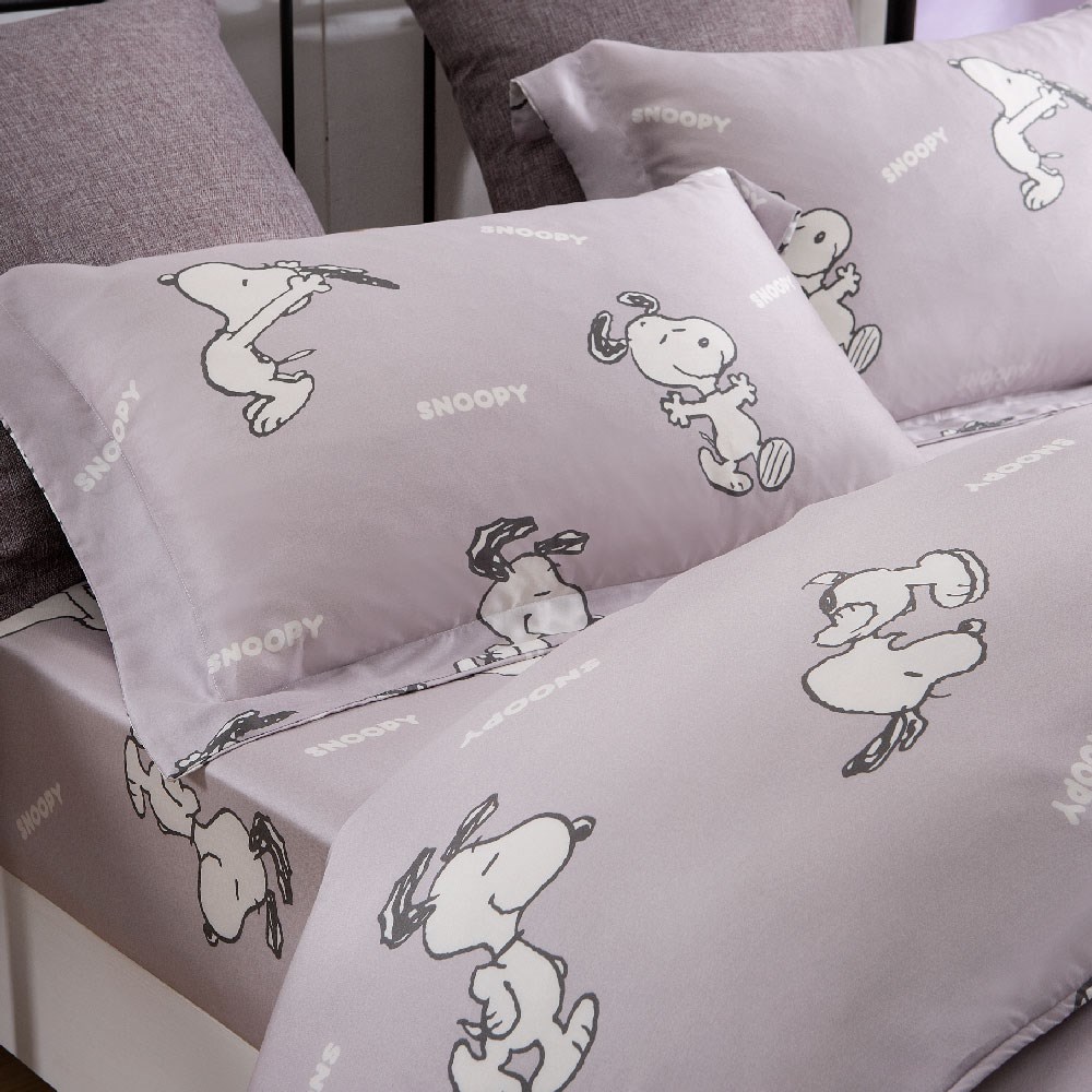 奧斯汀/ SNOOPY /兩用被床包組/床包組/被單/精梳美國棉/SN107