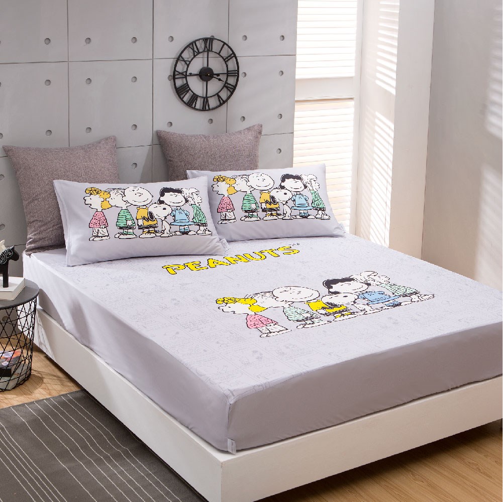 奧斯汀/ SNOOPY /兩用被床包組/床包組/被單/精梳美國棉/SN113