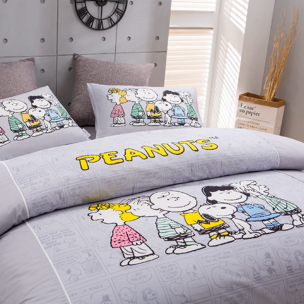 奧斯汀/ SNOOPY /兩用被床包組/床包組/被單/精梳美國棉/SN113