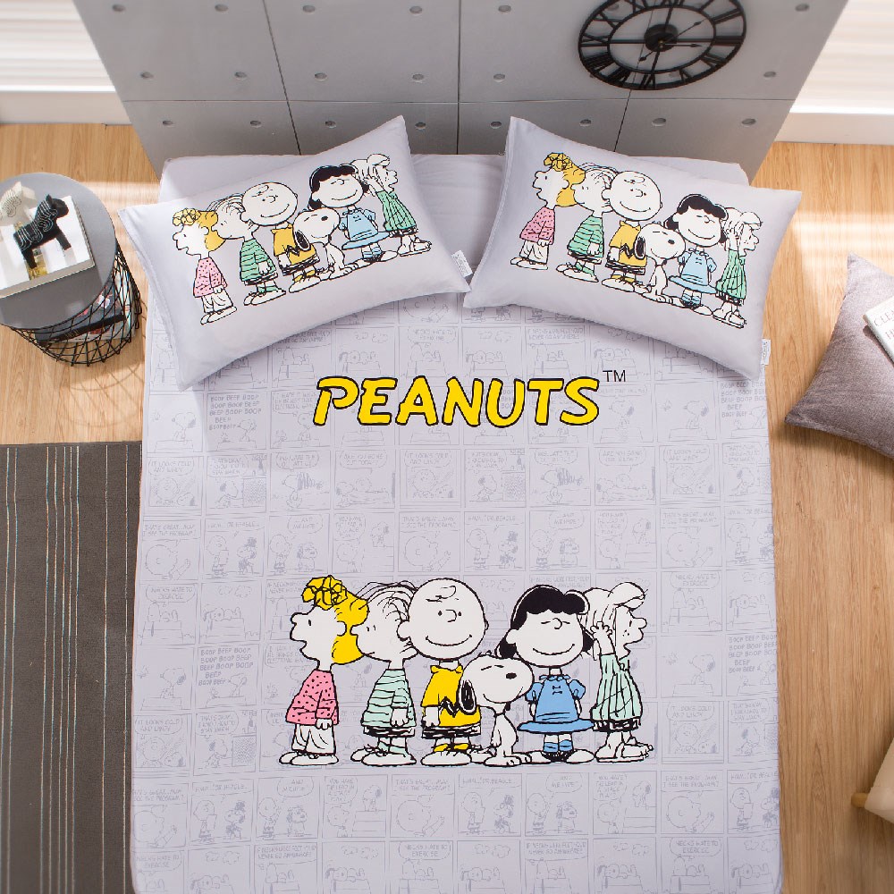 奧斯汀/ SNOOPY /兩用被床包組/床包組/被單/精梳美國棉/SN113