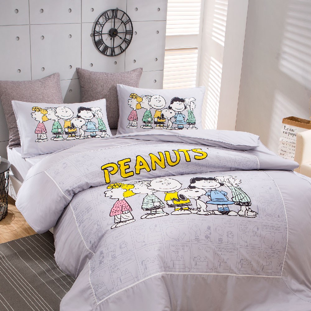 奧斯汀/ SNOOPY /兩用被床包組/床包組/被單/精梳美國棉/SN113