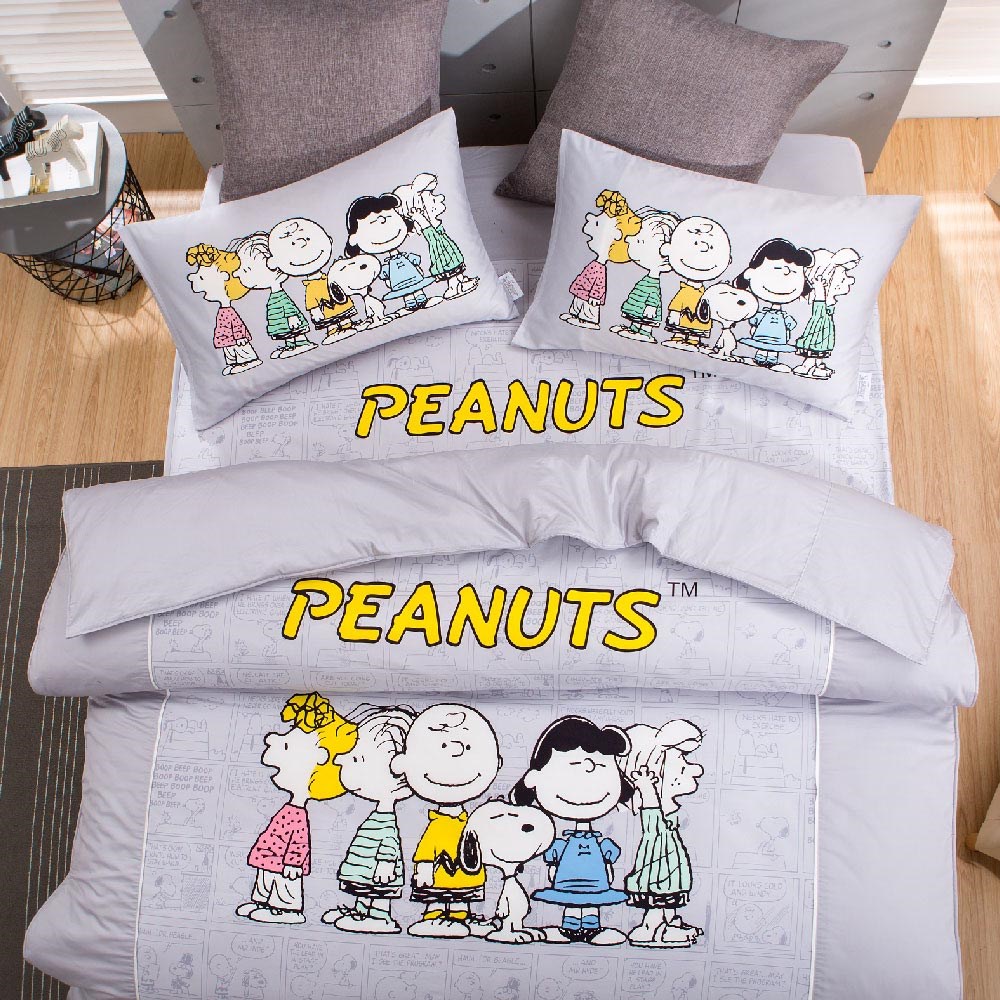 奧斯汀/ SNOOPY /兩用被床包組/床包組/被單/精梳美國棉/SN113
