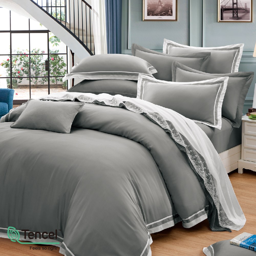 奧斯汀/兩用被床包組/60支天絲/2357小日子系列