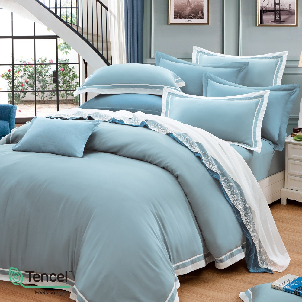 奧斯汀/兩用被床包組/60支天絲/2357小日子系列