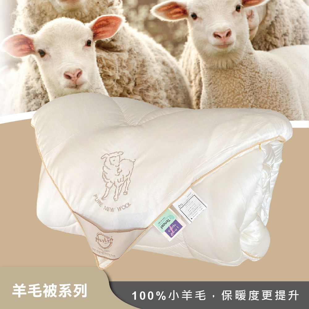 奧斯汀/羊毛被/2352典藏美麗諾小羊毛被