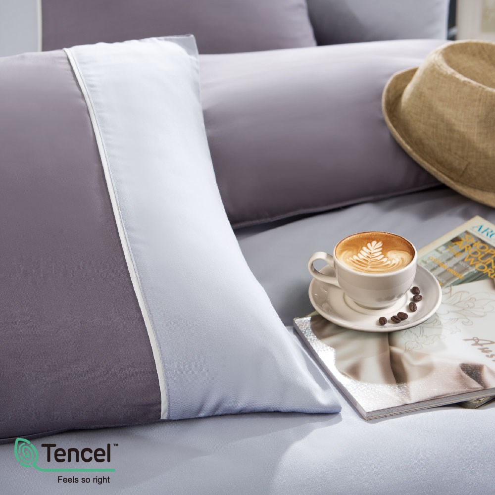 奧斯汀/兩用被床包組/床罩組/床包組/被單/夢幻天絲/2238-5個性紫