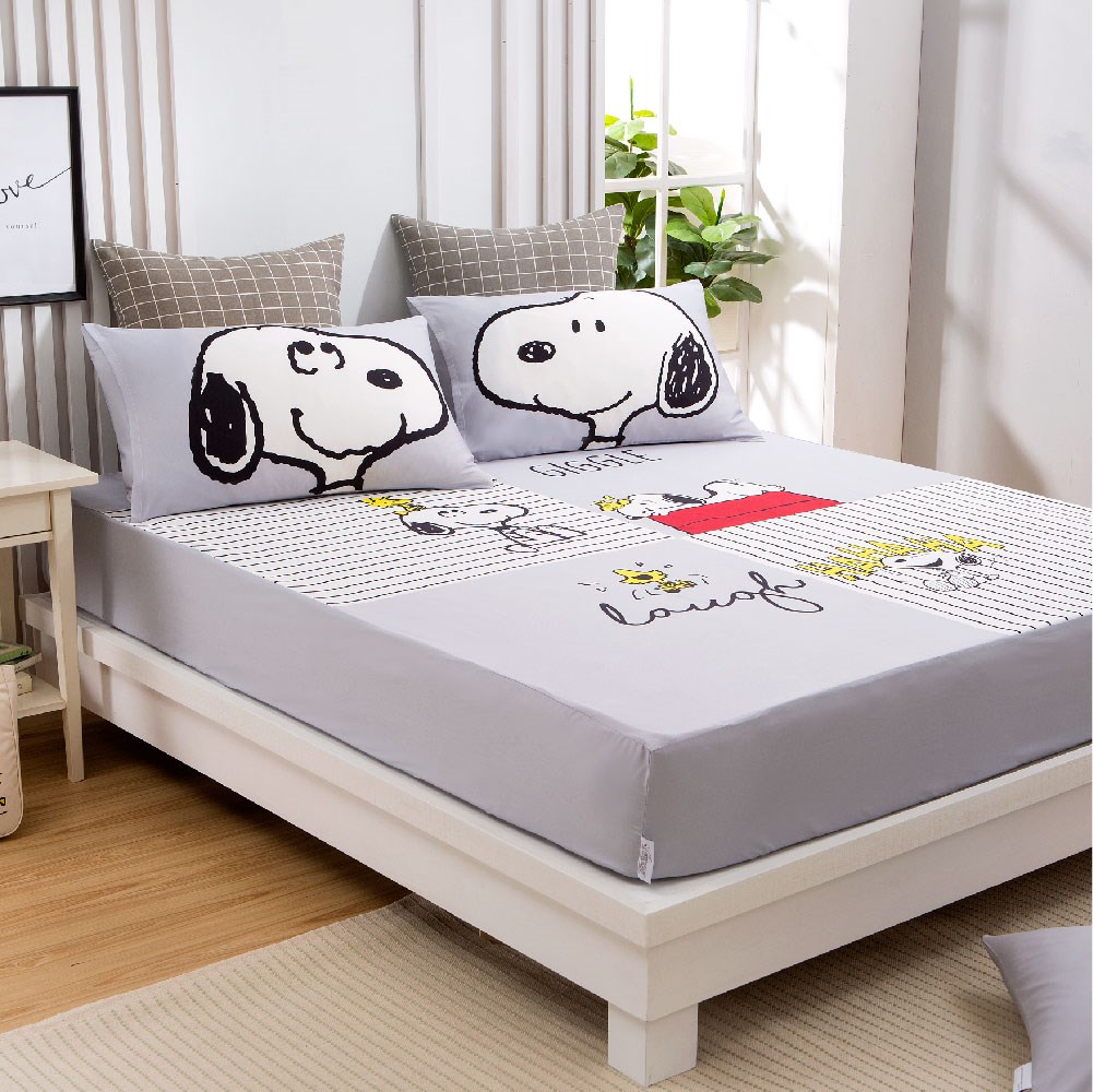 奧斯汀/兩用被床包組/床包組/被單/無異纖精梳美國棉/SN115笑口常開