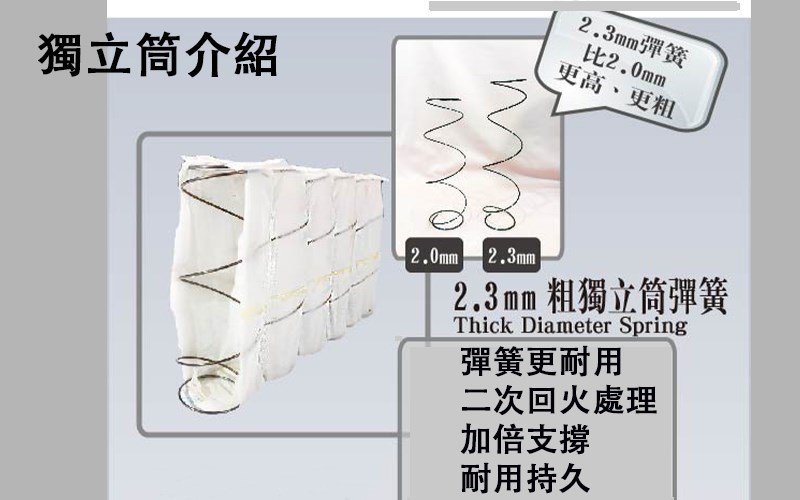 冰雪奇緣乳膠獨立筒床墊