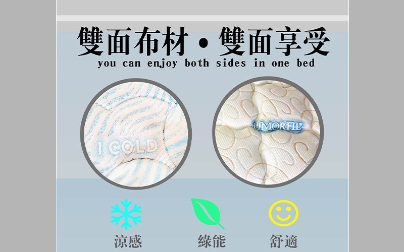 冰雪奇緣乳膠獨立筒床墊